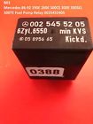0025455205 002 545 52 05 Mercedes Fuel Pump Relay