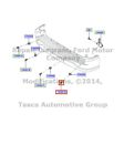 2c5z15a862ba Ford New Oem Rh