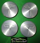 6005879-00-a Tesla Model Wheel Center Caps Set Of Silver