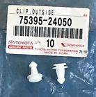75395-24050-10p Toyota Pack Genuine Clip Molding