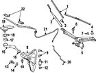 991-628-901-00 Porsche Set Wiper Blade On Picture
