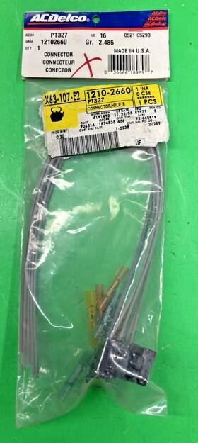1210-2660 Acdelco 12102660 Pt327 Gm Multi-purpose Wire Connector Free Shipping