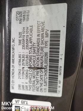 32117tjca02 Acura Rdx 2021 Dash Wire Harness 8701216