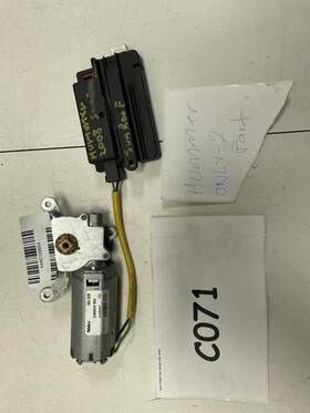 5380049 American Motors 2008 Hummer H3 Sun Roof Motor Oem