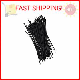 20411  Atd Tools Black 11 Inch 100-piece Uv Stabilized Nylon Cable Tie