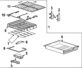 4n0-915-461 Audi Genuine Drive Motor Battery Pack Gasket