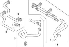 85e-122-058-d Audi Genuine Hose And Tube Assembly