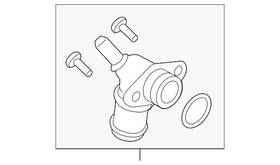 12-36-7-616-291 Bmw Genuine Connector Pipe