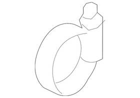 13-71-7-531-834 Bmw Genuine Upper Pipe Clamp