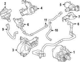17-12-9-845-113 Bmw Genuine 2024 - Coolant Hose