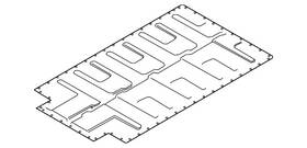 61-27-7-625-062 Bmw Genuine Drive Motor Battery Pack Cover