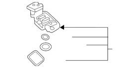 61-27-8-632-539 Bmw Genuine Connector Plate