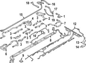 61-27-8-833-574 Bmw Genuine Cooling Pipe