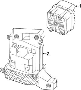 65-12-5-a04-f35 Bmw Genuine Pedestrian Spkr