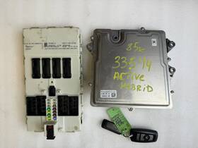8604275 Bmw 2014 335i Active Hybrid F30 3.0l N55 Turbo Engine Ecm Dme Bcm Module Key Set