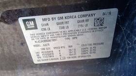 663.gm4g16 Buick Encore 2016 Fuse Box Cabin 93202