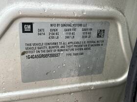 663.gm4l14 Buick Lacrosse 2014 Fuse Box Cabin 104743857