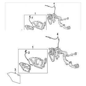 24053873 Cadillac 2023 2024 Lyriq High Voltage Charging Port And Wiring Harness