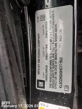 Chevrolet 42516209 Spark 2017 Dash Wire Harness 9925921