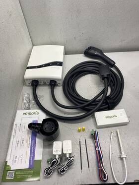 Emporia Emc2c3-a-n-j-2p-wh Pro Level 2 Ev Charger White Nema 14-50 J1772