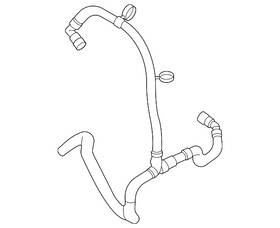 Ford Lj9z-6a715-a Genuine Drive Motor Inverter Coolant Line Lj9z6a715a