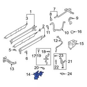Ml3z-8c590-c Ford Genuine Water Pump
