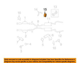 3w1z5a262aa Ford Oem 03-11 Crown Victoria Exhaust System-muffler Insulator Left