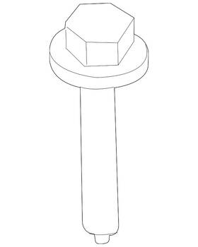 W720404-s450 Ford Genuine Rear Bracket Bolt W720404s450
