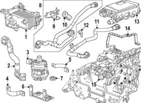 13556181 Gm Genuine Battery Coolant Pump