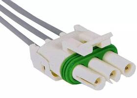 15305891 Gm Genuine 1989-2005 Chevrolet 3-way Male White Multi-purpose Pigtail