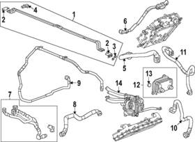 84848574 Gm Genuine Coolant Hose