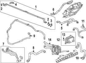 85522833 Gm Genuine Drive Motor Inverter Coolant Line