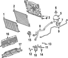85576733 Gm Genuine Drive Motor Battery Pack Coolant Hose