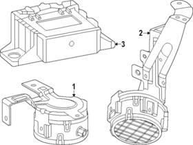 86547728 Gm Genuine F Speaker