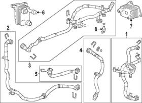 86598089 Gm Genuine Coolant Hose
