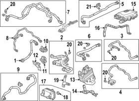 86797479 Gm Genuine Coolant Hose