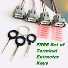 Hhaigcc4 Psc Set Of Ignition Coil Wiring Harness Connector For Nissan