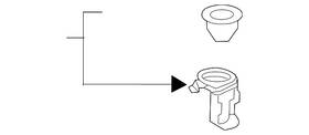 1j116-6c2-a00 Honda Genuine Reservoir Lower Bracket