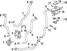 1j403-6ma-j00 Honda Genuine Outlet Hose