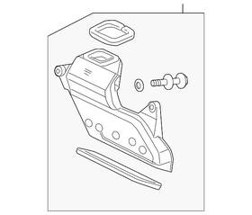 1j630-rmx-010 Honda Genuine Drive Motor Battery Compartment Cooling Fan Duct