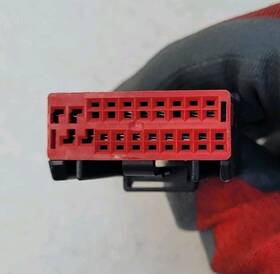 Jaguar 5w93-138524-ab 2006-2007 Xj8 Rear Body Control Module Connector Plug Wire Pigtail Oem