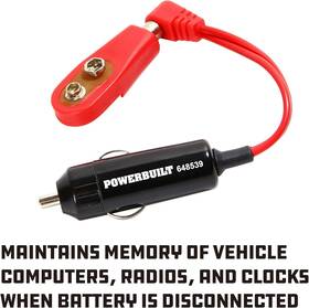 648539 Keeper Powerbuilt Auto Vehicle Computer Memory Automotive Setting Saver