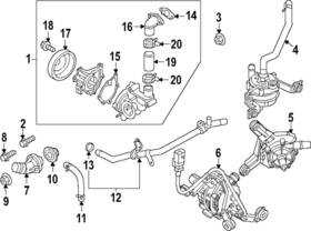 25100-08hb0 Kia Genuine Auxiliary Pump