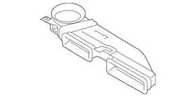 37573-e6000 Kia Genuine Outlet Duct
