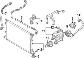 375w5-cv000 Kia Genuine Water Pump