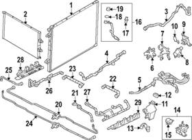 Lr165588 Land-rover Genuine Drive Motor Battery Pack Coolant Hose