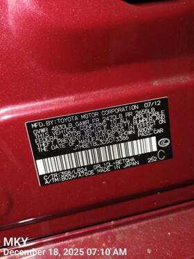 649.le1k13 Lexus Gs350 2013 Dash Wire Harness 8573076