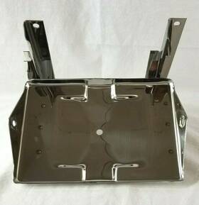 102479 Mar-k Gm Stepside Truck Stainless Battery Tray Assembly 1955 2nd- 1957
