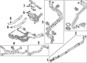 Px28-15-7kz Mazda Genuine Water Inlet Hose