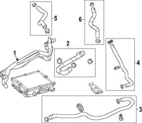 T301-15-7by Mazda Genuine Water Outlet Hose